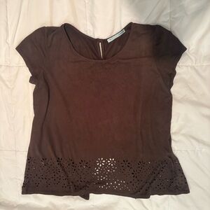 Maurices Olive Blouse large
